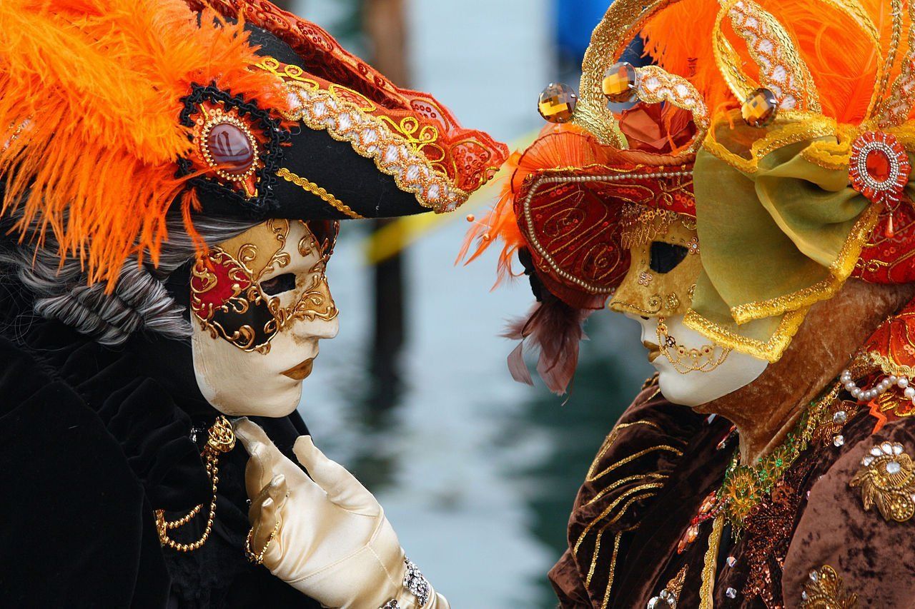 The Venetian Carnival, famous for it's use of masks