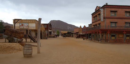Carlo Simi built the El Paso set, which still stands in the Tabernas Desert