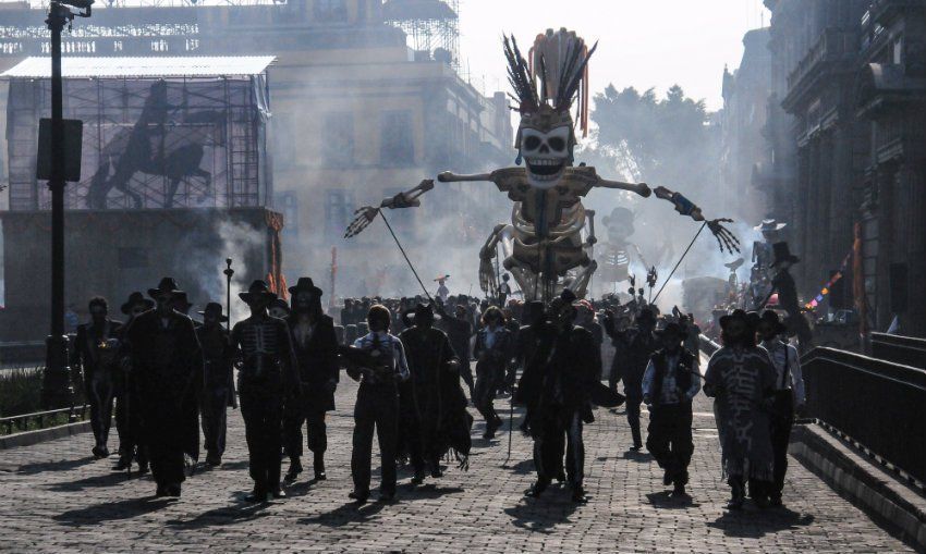 Day of the Dead, filming in Mexico City