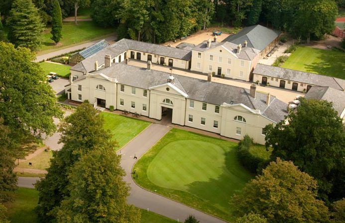 Luton Hoo Spa featured in Never Say Never Again as Swaddley Airbase