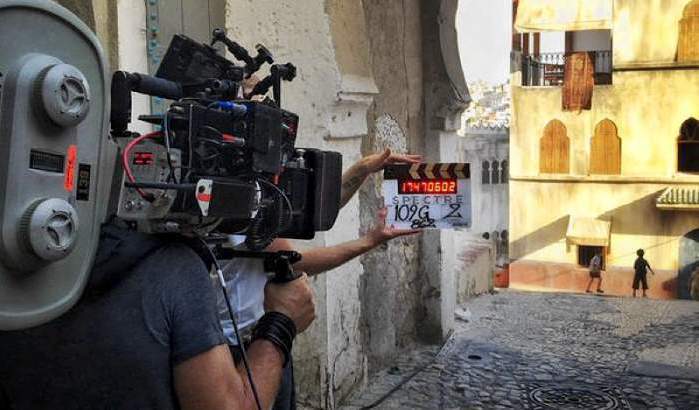 Filming in Tanger, Morocco