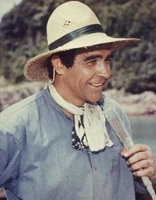 Sean Connery on location in Akime, Japan (1967)