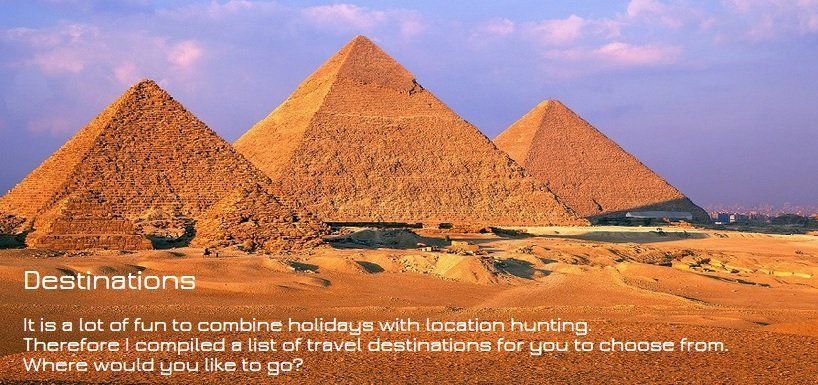 Destinations: Where would you like to go to?