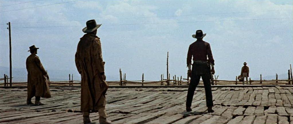 The famous opening scene of Once Upon A Time In The West