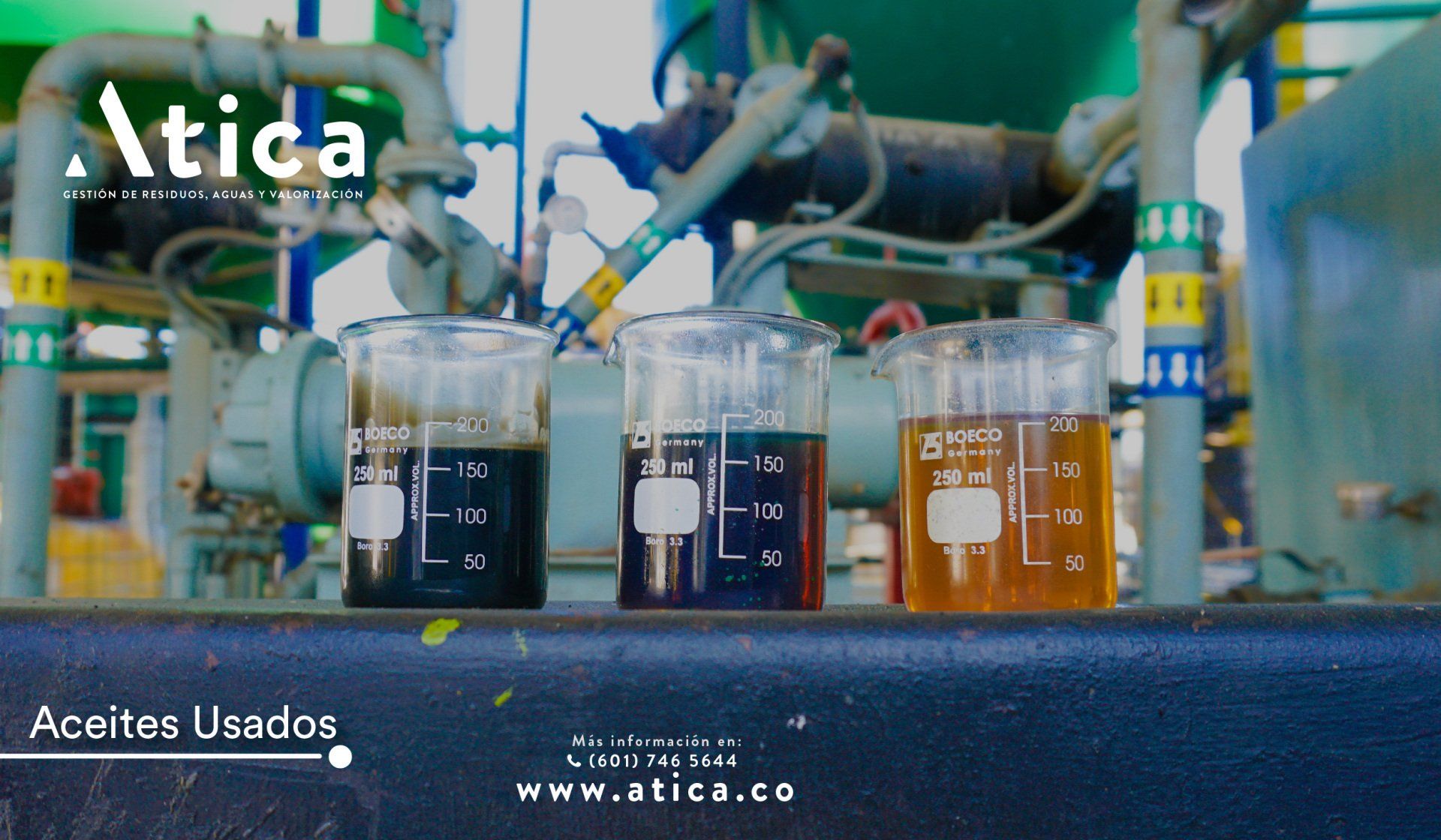 En Atica aprovechamos de la mejor manera los aceites usados