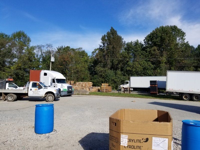Parking area at Triad Paper Recycling Inc