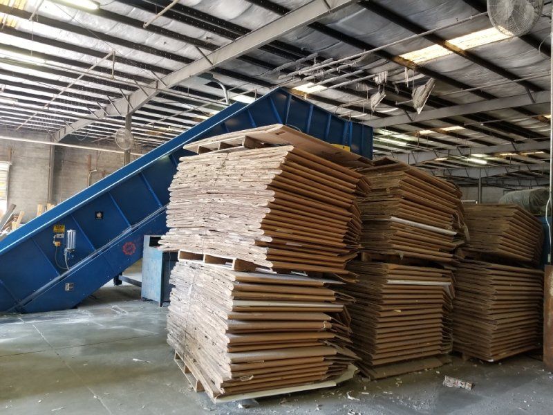 stack of cardboard boxes