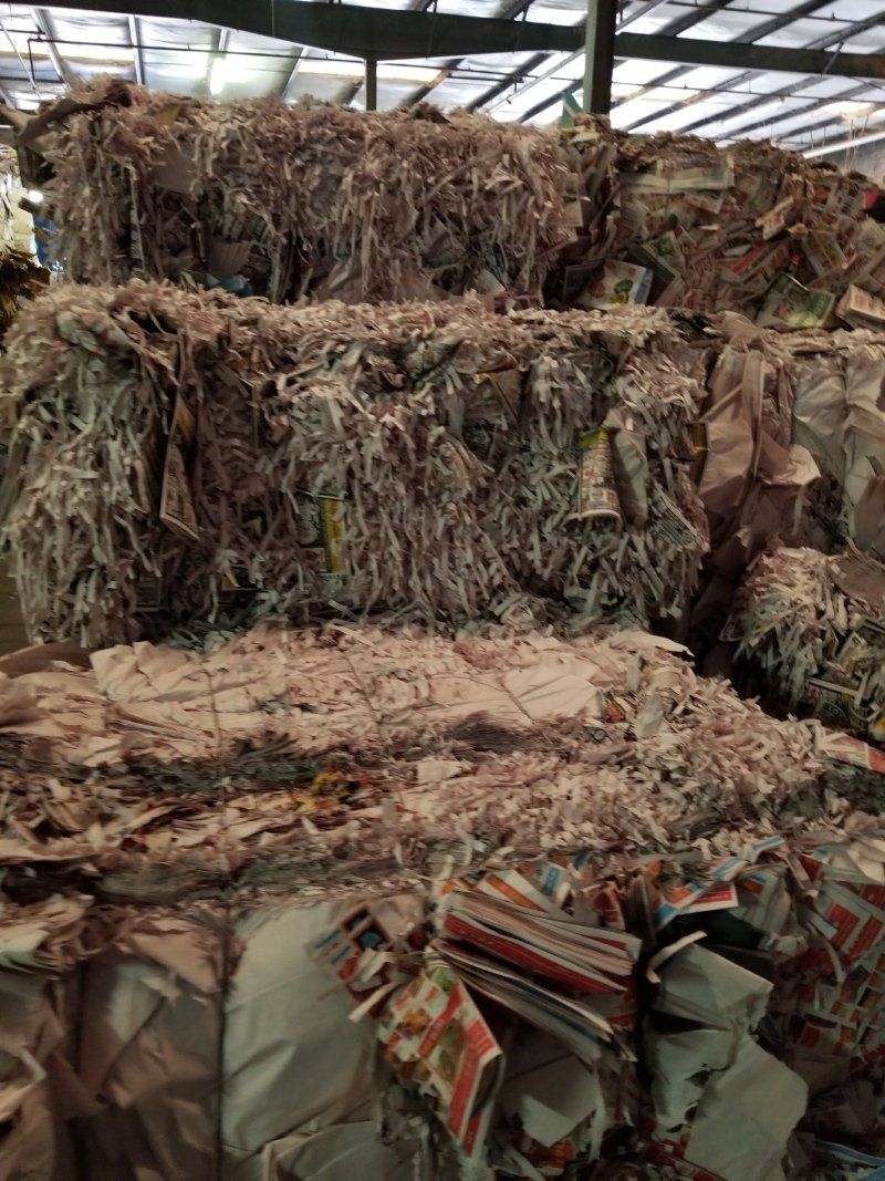 dumped material for recycling