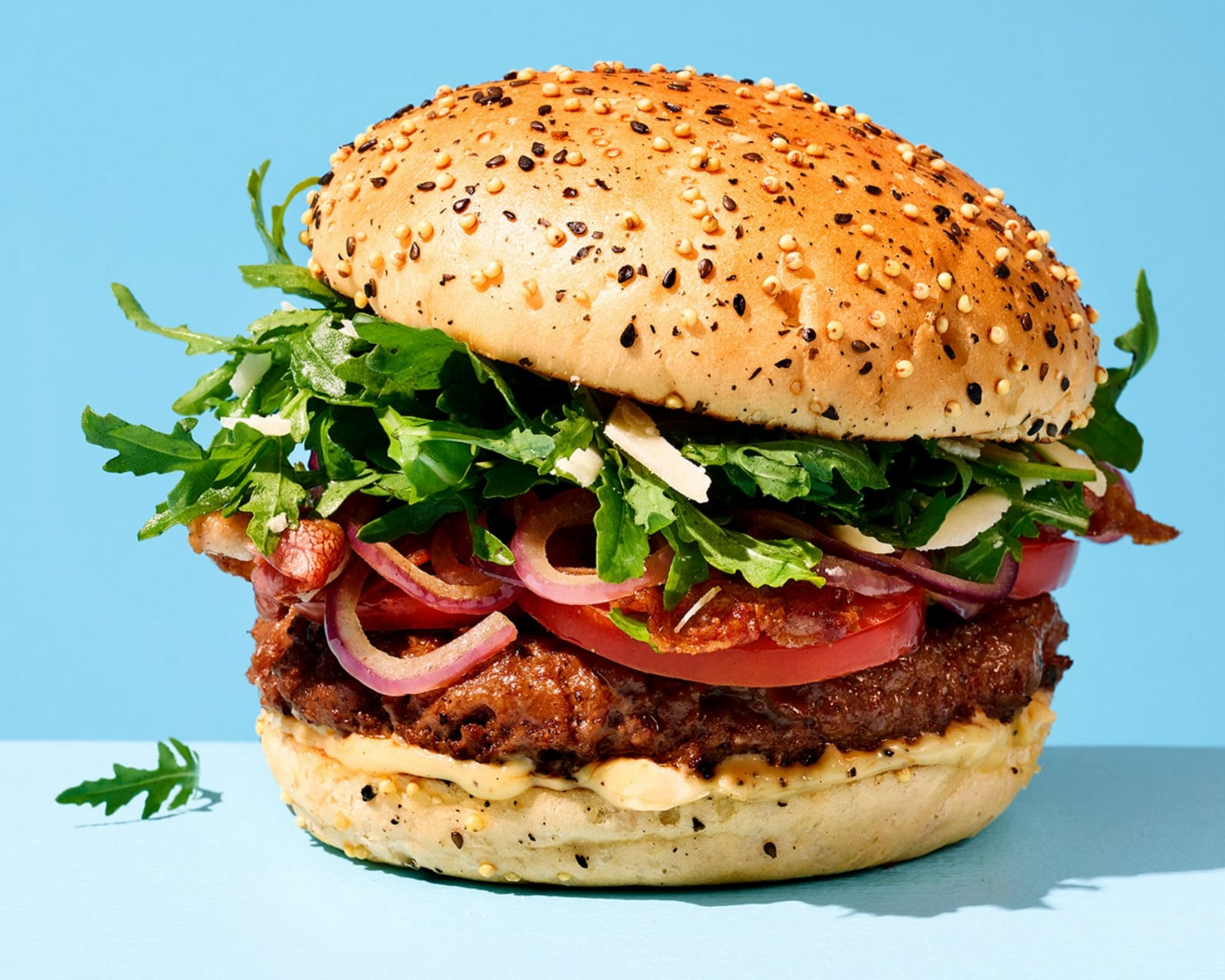 Multiseed Burger Truffe Burger Choice — bun aux graines, bœuf juteux, livraison Uccle Uber Eats