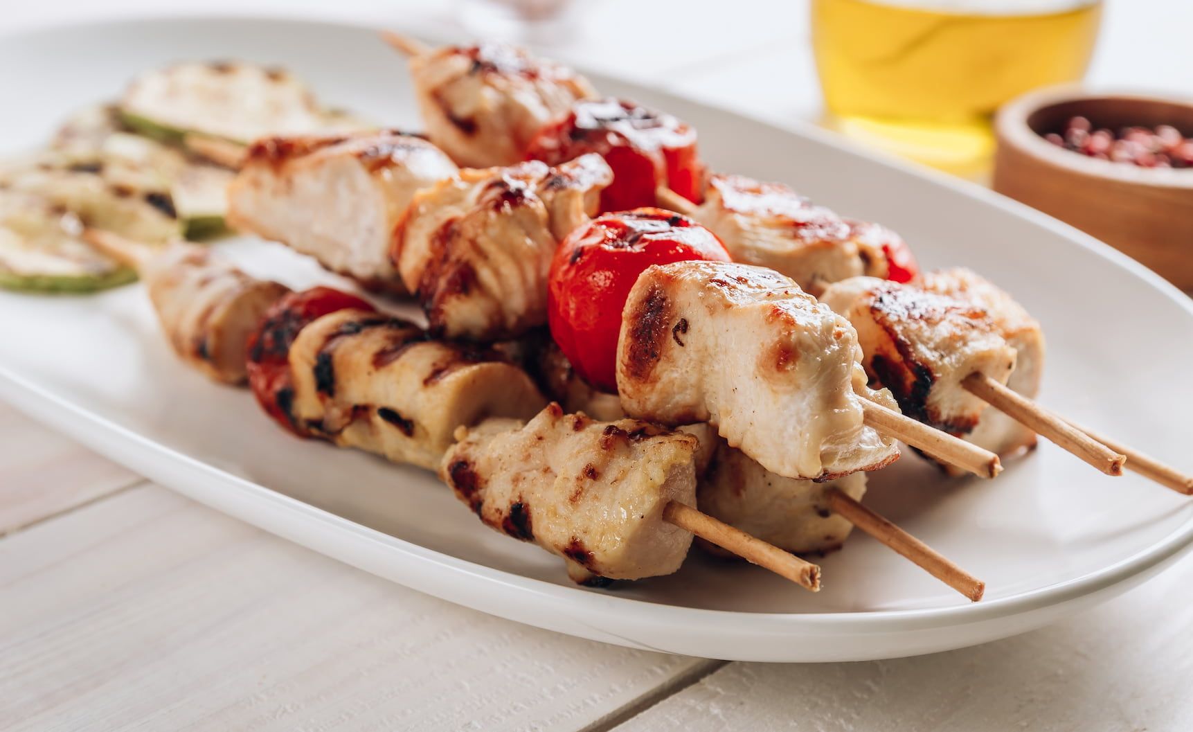 Chez clémentine - friterie - uccle - bruxelles - brochette