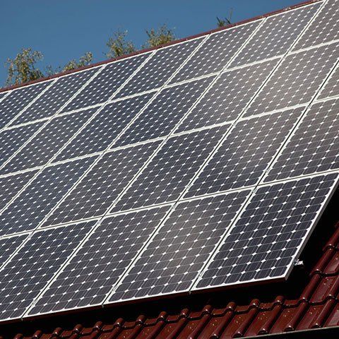 domestic roof solar panel