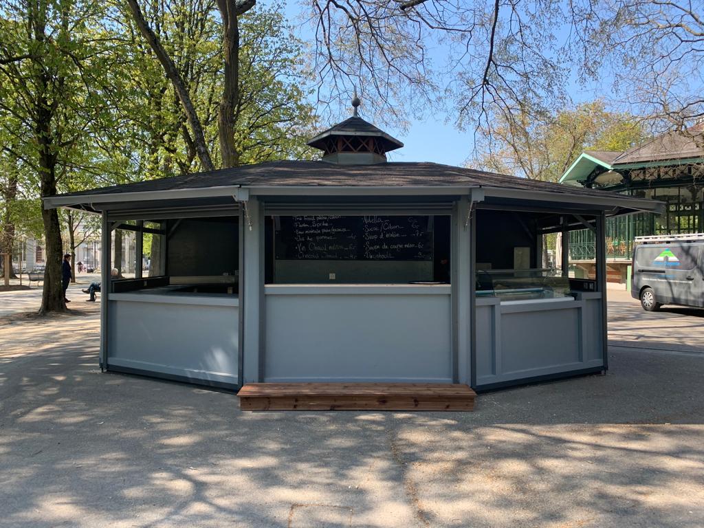 Construction Kiosque en bois