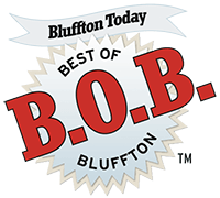 Bluffton Today award logo; B.O.B. Best of Bluffton