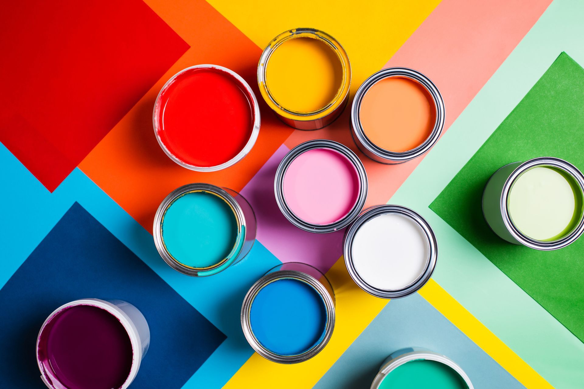 Paint palette — Bellaire, TX — All American Tile & Remodeling Roofing & Renovation