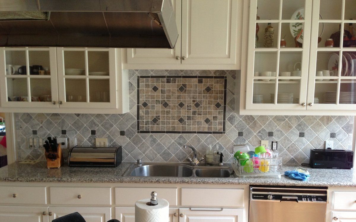 Backsplash Kitchen — Bellaire, TX — All American Tile & Remodeling Roofing & Renovation