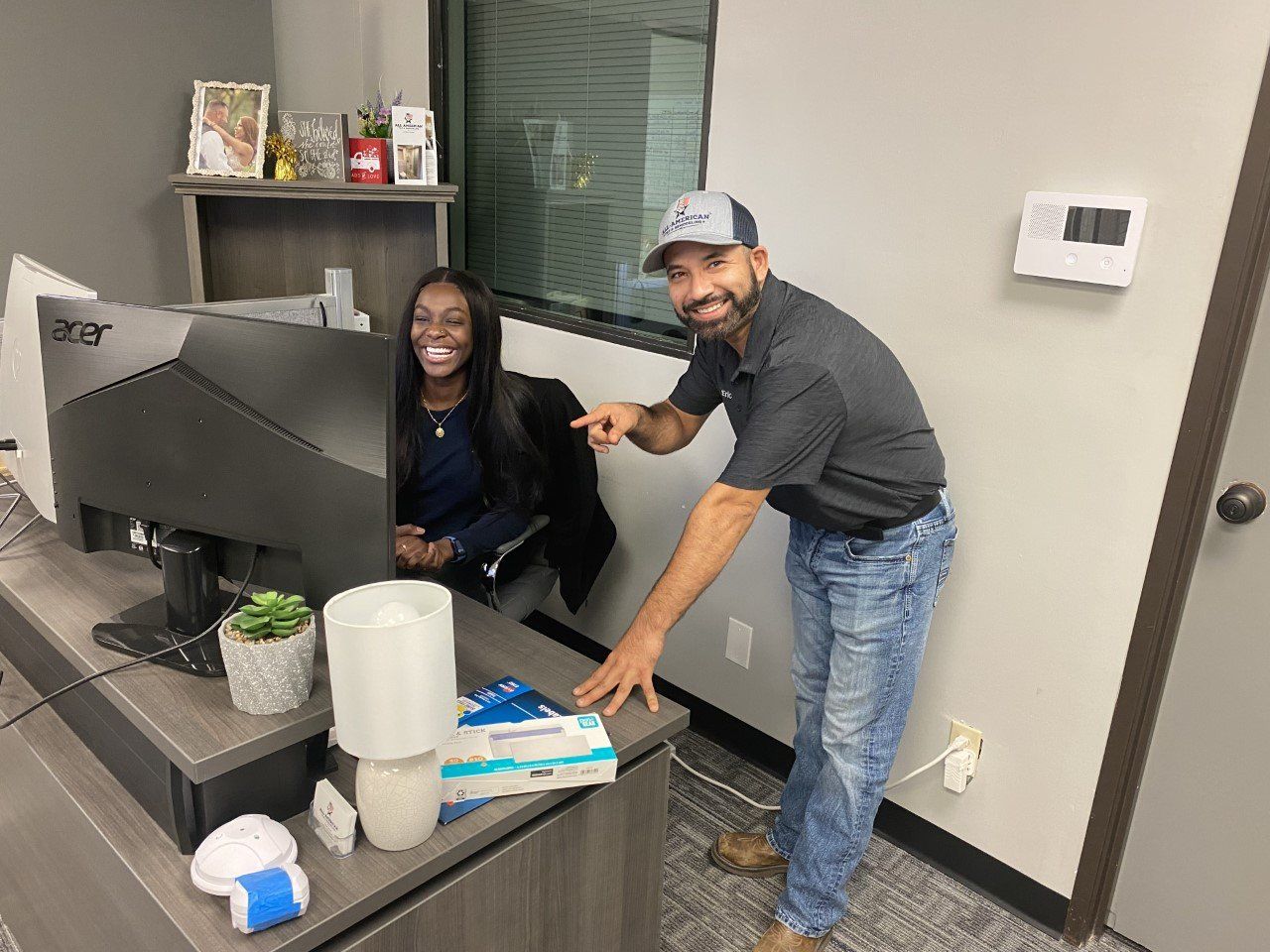 Awa and Erick — Bellaire, TX — All American Tile & Remodeling Roofing & Renovation