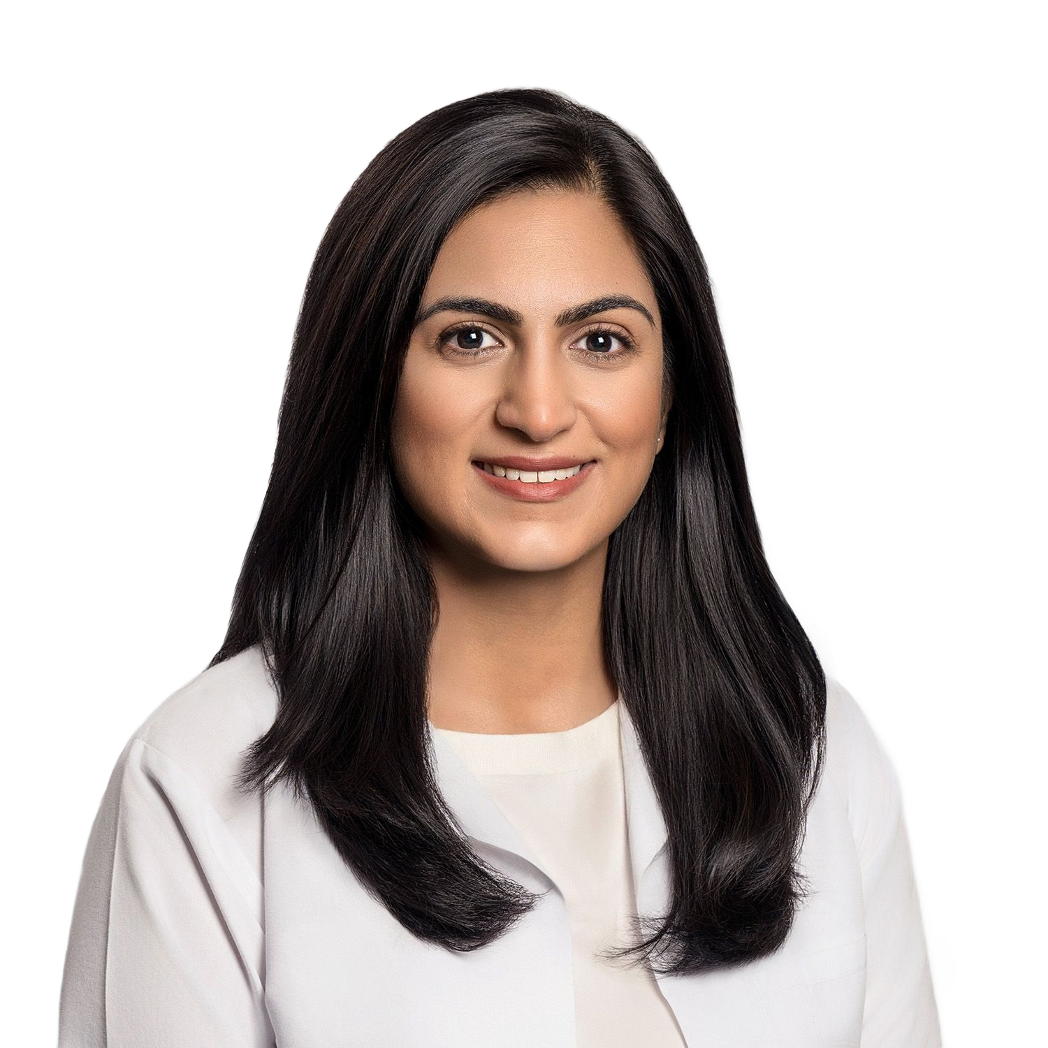 Smiling older doctor with glasses, stethoscope, white coat.
