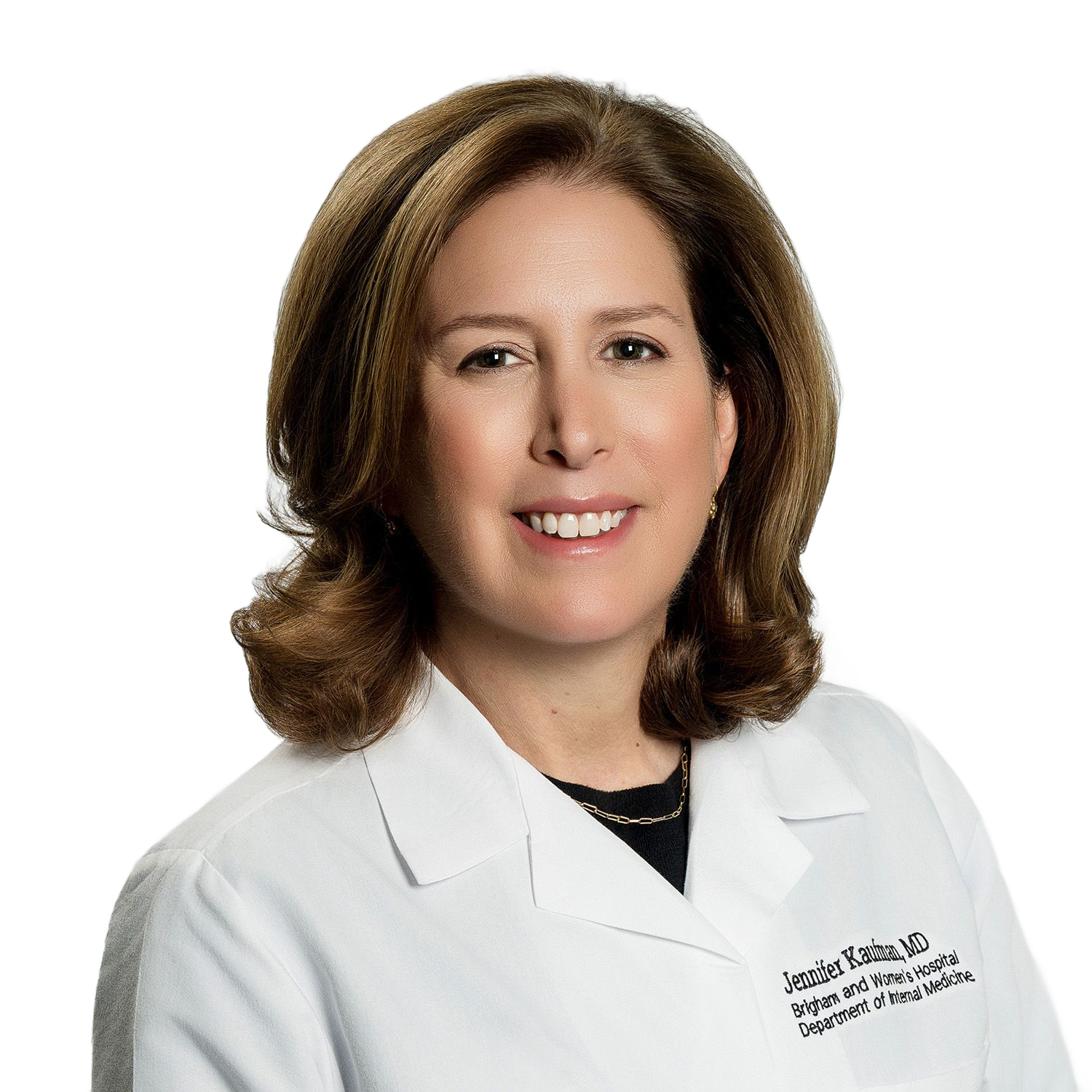 Smiling older doctor with glasses, stethoscope, white coat.