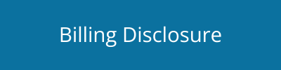 A blue background with the words billing disclosure on it