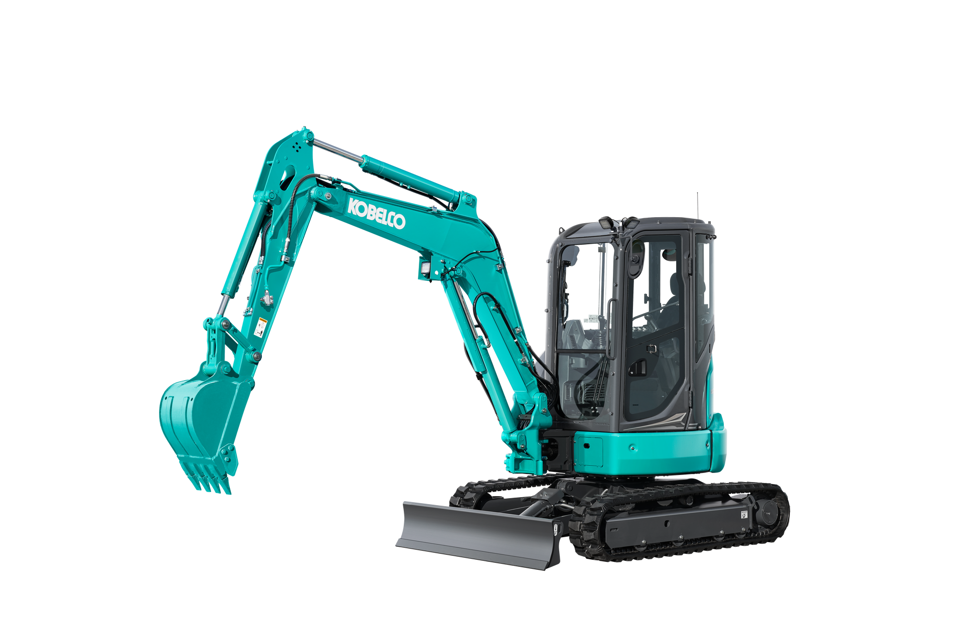 A Row of Excavators Are Parked in A Grassy Field — Giger Machinery Services in Bentley Park, QLD