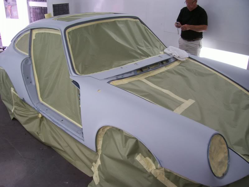 Porsche waiting for paint