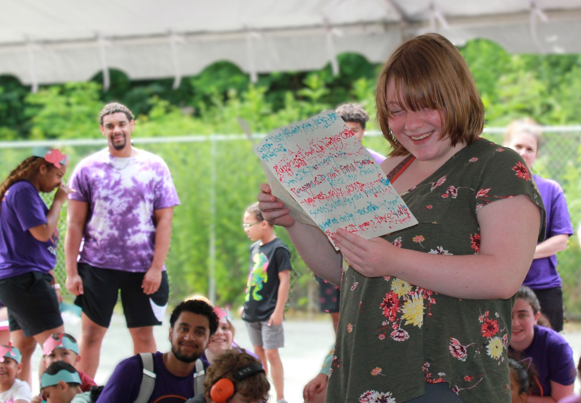 Kamp Welcome Day performance.