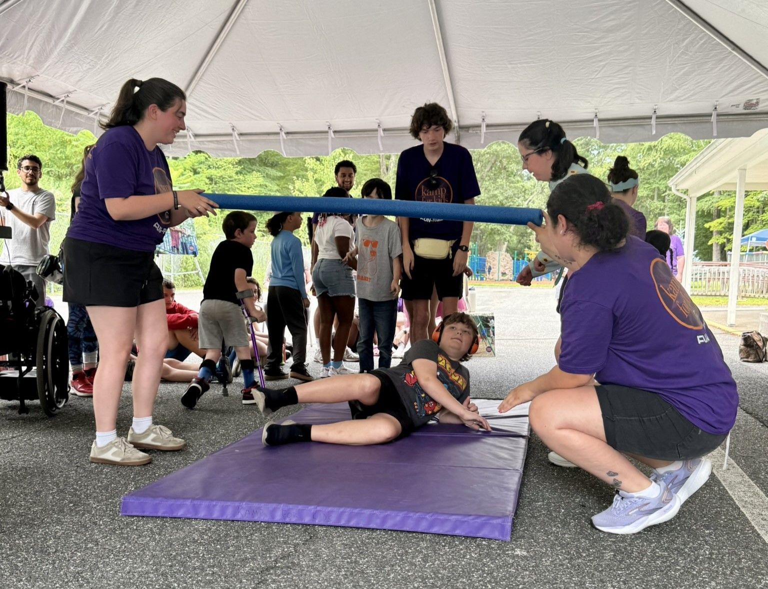 Limbo at Kamp Welcome Day!