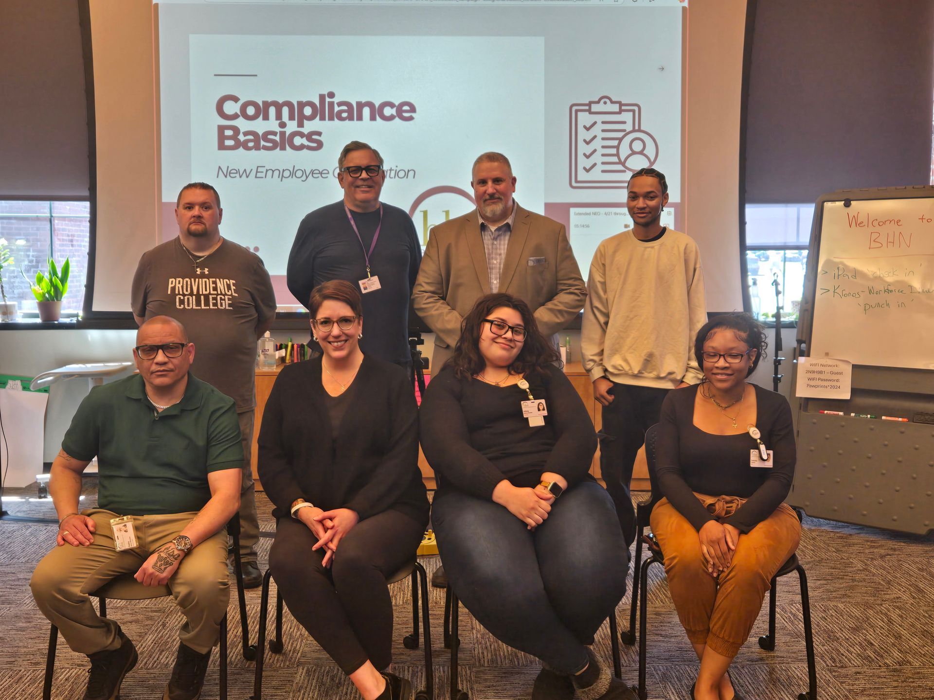 Employees at New Employee Orientation