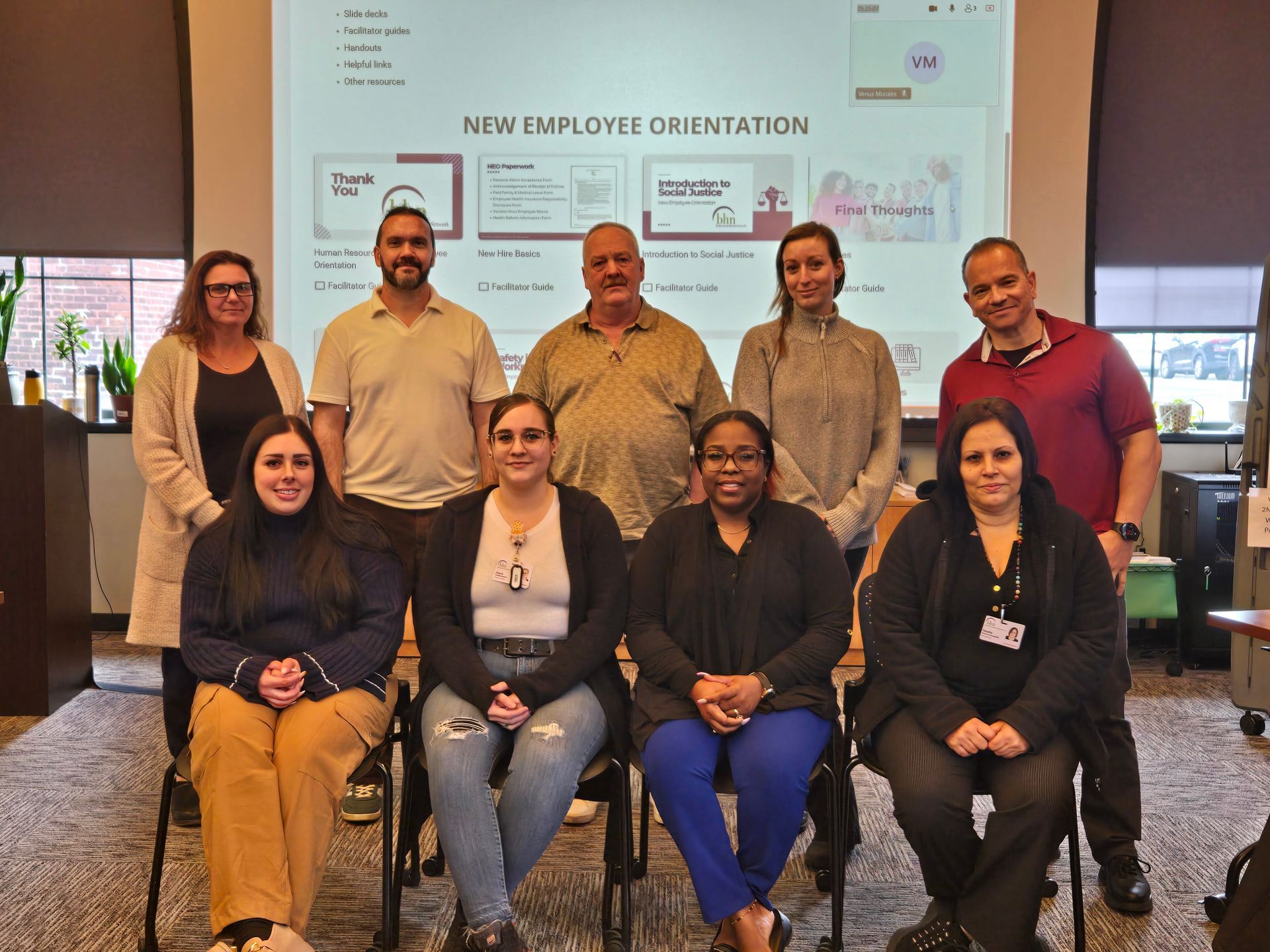 Employees at New Employee Orientation