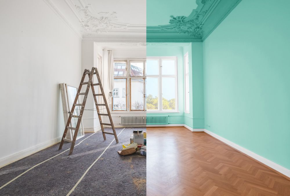 Before and after paint job — Painters in Fraser Coast, QLD