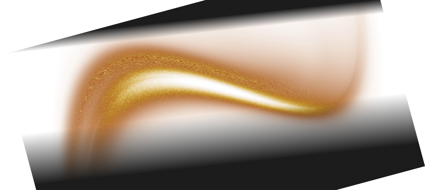 A glowing, golden curved light trail with a textured, shimmering appearance set against a dark, angled background. | J's Automotive