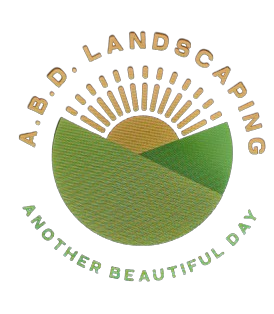 A logo for a company called a.b.d. landscaping