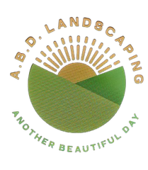 A logo for a company called a.b.d. landscaping