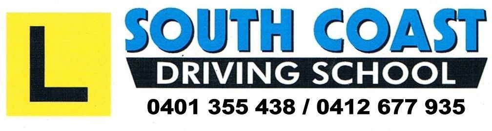 south coast driving school business logo