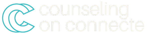 un logo pour une agence de counseling connect avec une lettre c bleue .