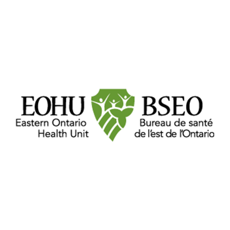 A logo for the eohu eastern ontario health unit