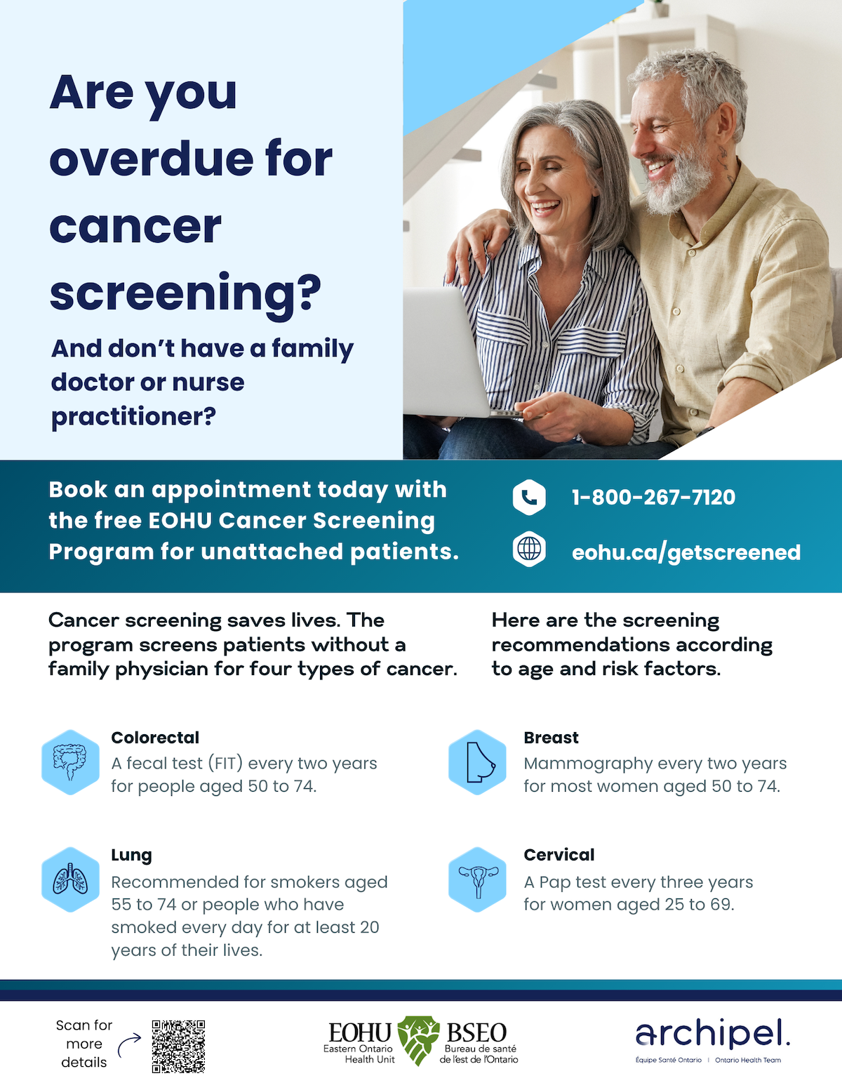 cancer screening program poster