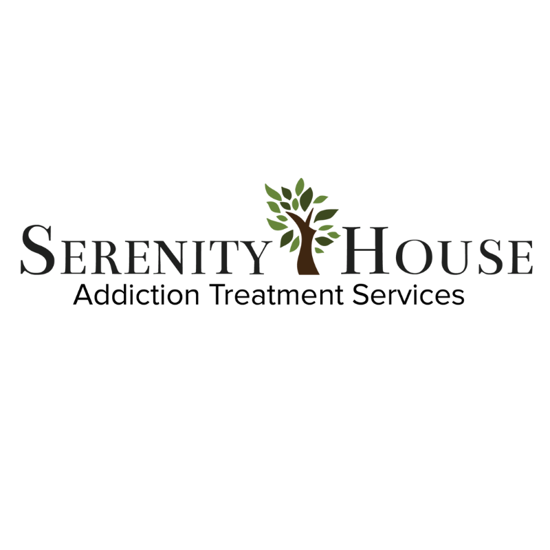 Le logo des services de traitement de la toxicomanie de Serenity House comporte un arbre.