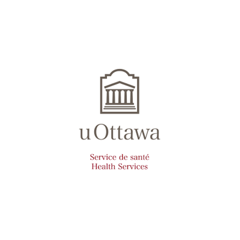 A logo for u ottawa service de santé health services
