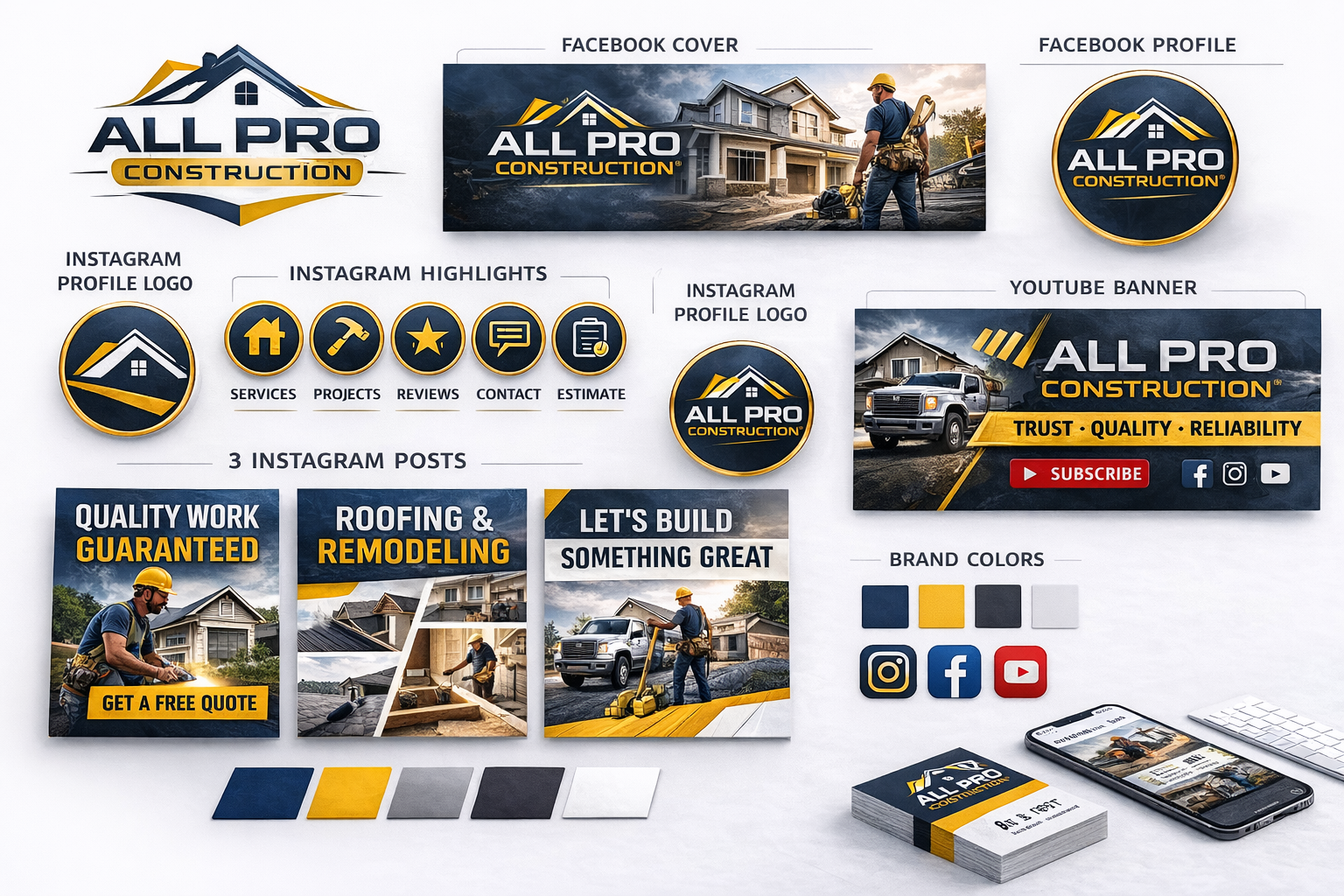 Branding elements for