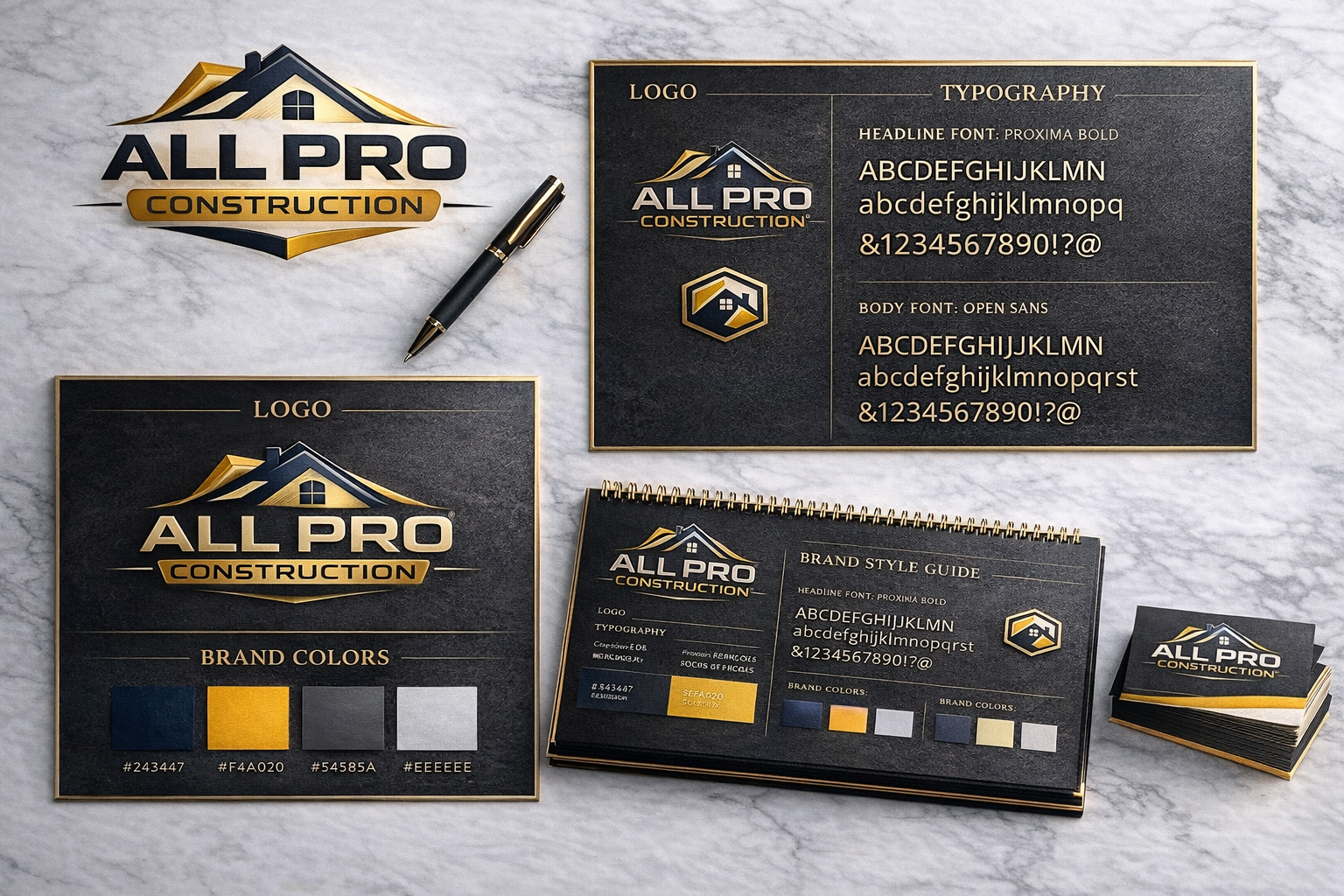 Logo and branding materials for