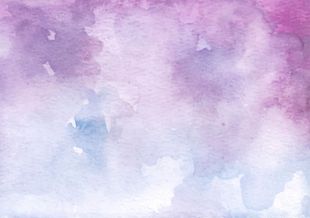 Soft purple and blue watercolor background texture