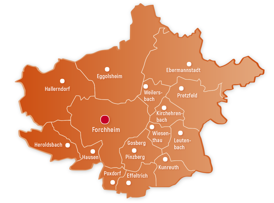 Forchheimer Stadt und Forchheimer Umland