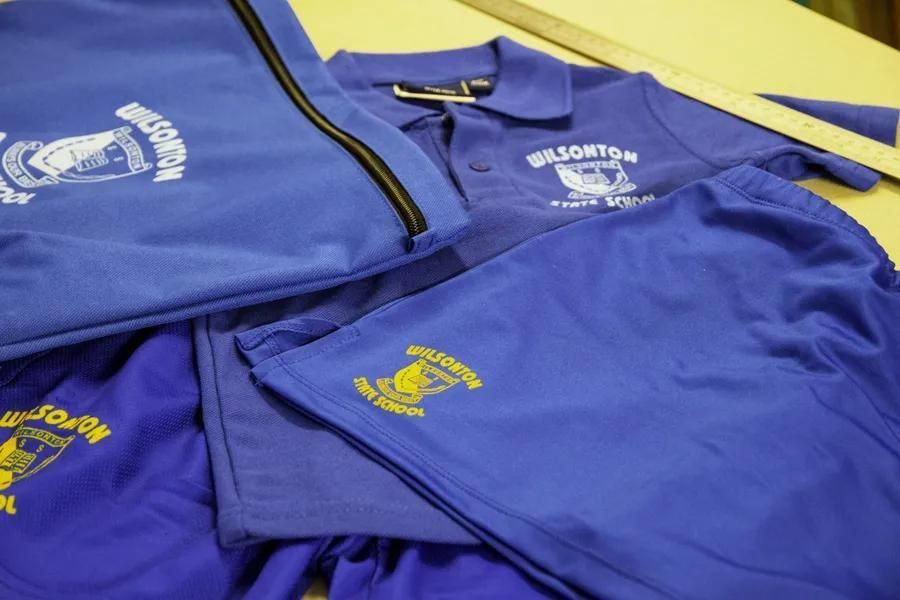 A Blue Shirt With The Word Bristol On It — Sportstar Screenprinting In Newtown, QLD