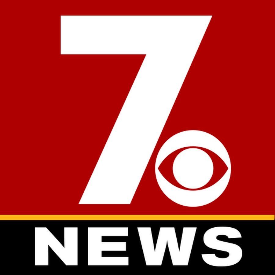Logo for 7 News: a white number 7 with the CBS eye logo inside, on a red background. 