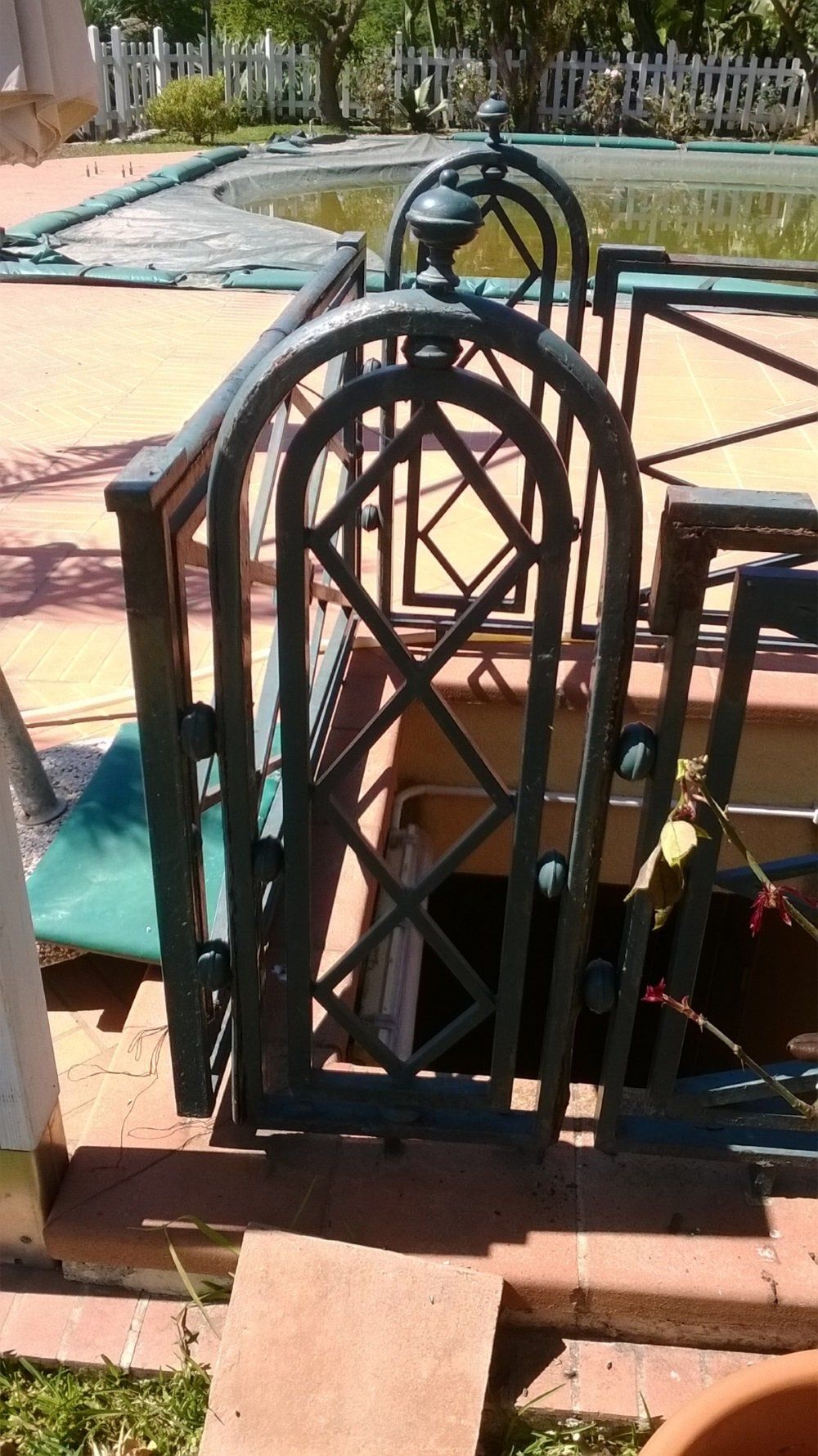 una ringhiera per scale