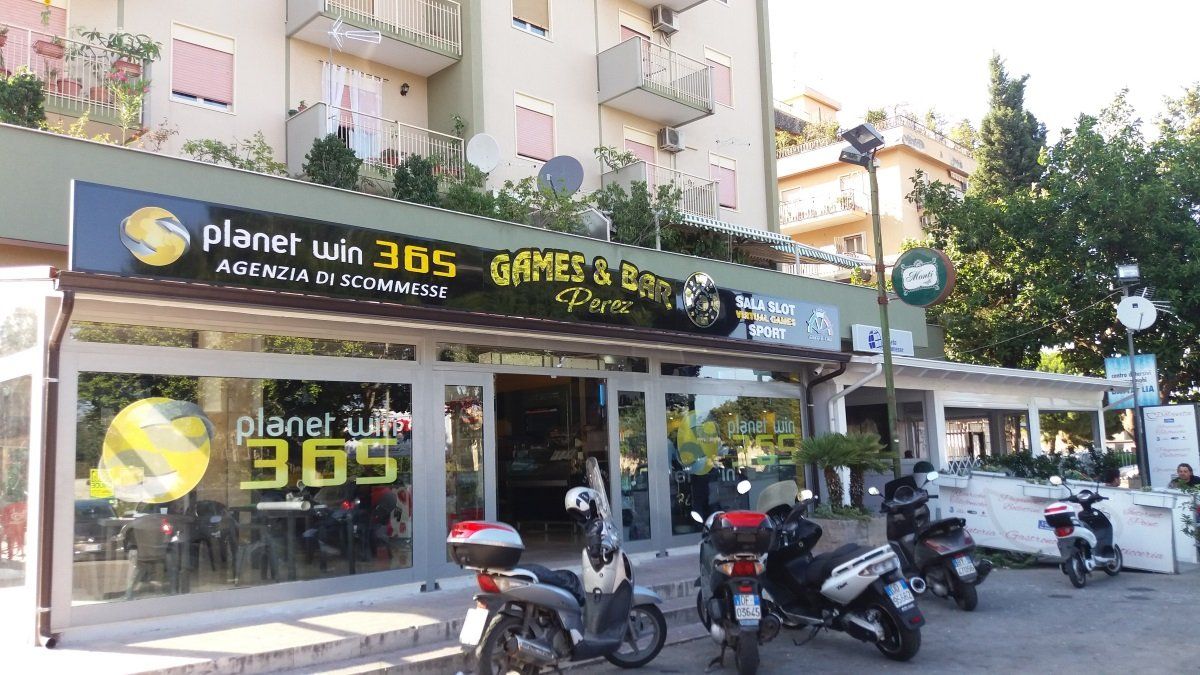 Insegna agenzia di scommesse