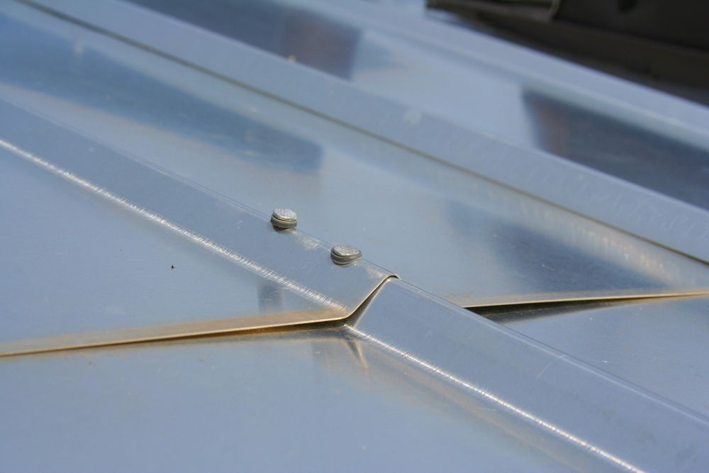 Aluminum Roof Panel Seam With Two Fasteners— Coffs Coast Roofing In Woolgoolga, NSW