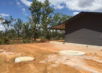 A House is Being Built in the Middle of a Dirt Field — Fastcall Group In Herbert, NT