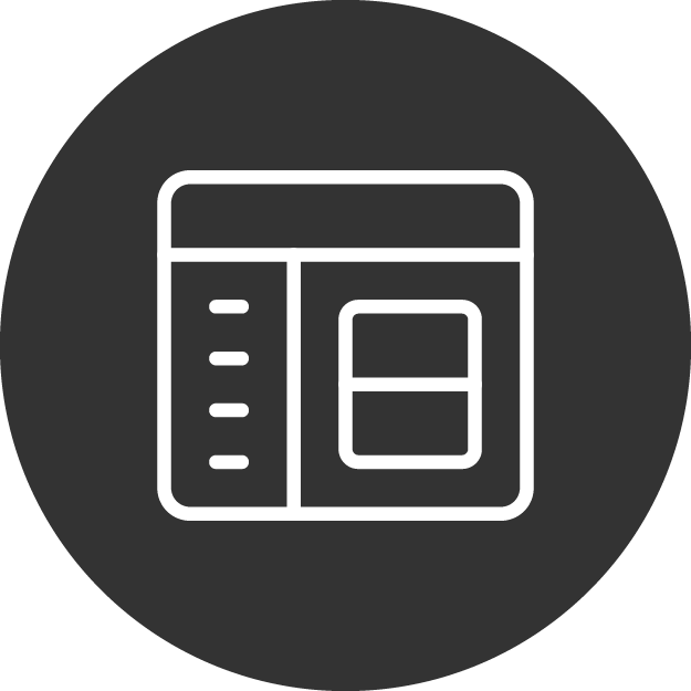 Un escudo con un candado y dos manos en círculo.